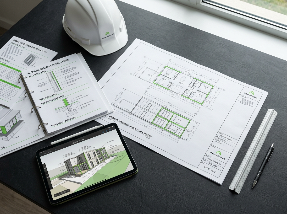 Documentación técnica y planos del sistema modular